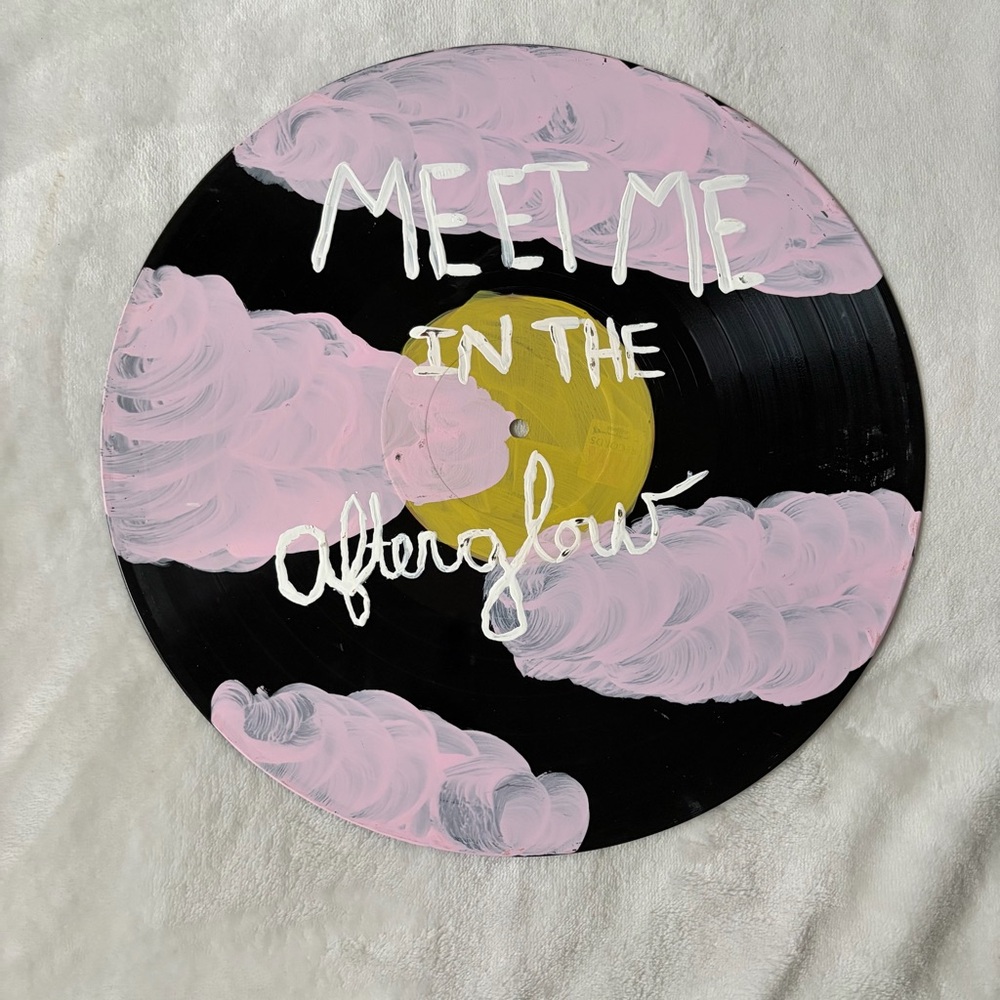 Taylor Swift Hand-Painted Vinyl Record Art